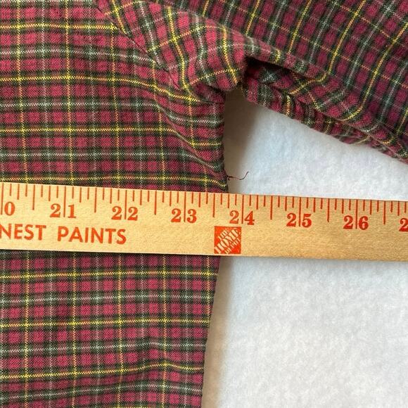 Ralph Lauren 100% Cotton Plaid Long Sleeve Button Down Shirt Men’s Size Large - Picture 4 of 8